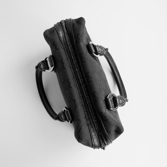 Authentic Preowned Gucci Black GG Canvas Mini Boston Bag - Picture 10 of 16